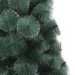 vidaXL Sapin de Noël artificiel pré-éclairé et support vert 240 cm PET