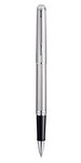 Waterman hemisphere stylo roller acier inoxydable recharge noire pointe fine coffret cadeau