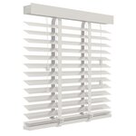Decosol Store horizontal Bois 50 mm 100x130 cm Blanc