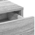 vidaXL Coiffeuse Sonoma gris 50 x 41 x 135 cm Bois d'ingénierie