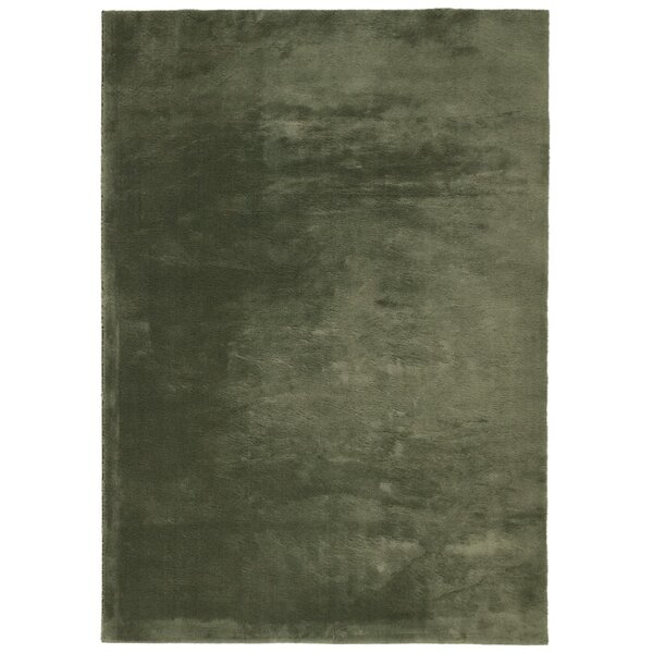 vidaXL Tapis HUARTE à poils courts doux lavable vert forêt 240x340 cm
