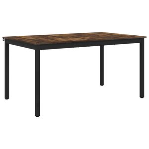 vidaXL Table de salle à manger / Table de repas MÉTAL