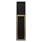 Miroir sur pied psyché inclinable 150 x 35 cm doré 03_0007969