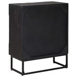 vidaXL Buffet Noir 55 x 30 x 70 cm