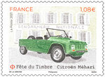 Timbre - Fête du timbre - Citroën Mehari - Lettre verte