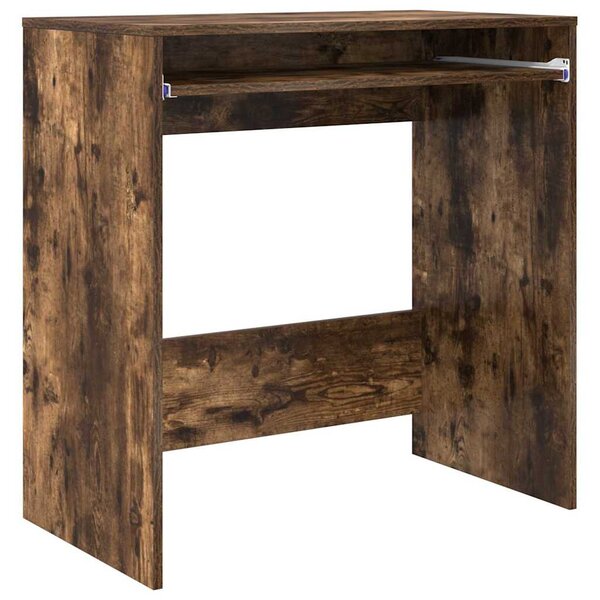 vidaXL Bureau Chêne fumé 77 5 x 43 x 79 cm Bois d'ingénierie