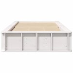 vidaXL Cadre de lit avec stockage Blanc 90 x 190 cm bois