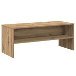 vidaXL Meuble TV chêne artisanal 100x40x40 cm bois d'ingénierie