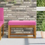vidaXL Coussin d’assise Rose 80 x 40 x 8 cm 100 polyester