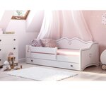 Lit enfant Emma 180x80 gris