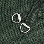 vidaXL Voile d'ombrage 160 g/m² Vert foncé 3/4x2 m PEHD