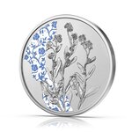 Pièce de monnaie 10 euro Autriche 2023 argent BE – Myosotis