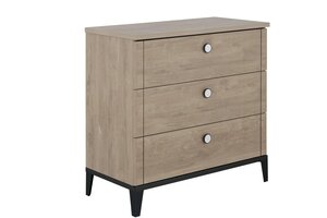 Commode chene blond 3 tiroirs