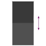 vidaXL Store enrouleur occultant largeur du tissu 65 7 cm polyester