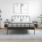 vidaXL Tables de chevet 2 Pièces chêne marron 34x36x50 cm bois ingénierie