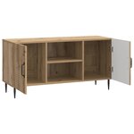vidaXL Meuble TV 102 x 34 5 x 50 cm Chêne artisanal Bois d'ingénierie