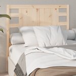 vidaXL Tête de lit 81x4x100 cm Bois massif de pin