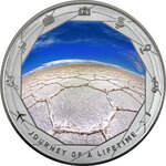 Pièce de monnaie en Argent 1000 Francs g 31.1 (1 oz) Millésime 2025 Journey of a Lifetime SALAR DE UYUNI