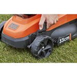 BLACK & DECKER Tondeuse 33 cm sans fil LITHIUM 18V - 2,5Ah - 2 batteries - 1 chargeur - BCMW3318L2-QW