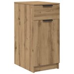vidaXL Armoire de bureau chêne artisanal 33x50x75 cm bois d'ingénierie