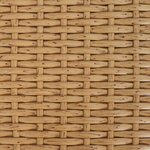 vidaXL Table de jardin relevable Naturel 100 x 55 x 37 cm