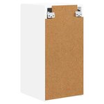 vidaXL Meuble TV mural Blanc 30 x 31 x 60 cm Bois d'ingénierie