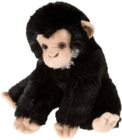 Peluche Bébé Chimpanzé De 20 Cm Noir