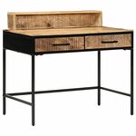 vidaXL Table console avec tiroir Marron 100 x 55 x 89.5 cm