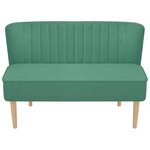 vidaXL Canapé 117 x 55 5 x 77 cm Tissu Vert