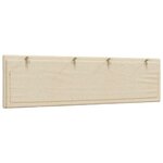 vidaXL Coussin de tête de lit Hanko crème 180 cm tissu