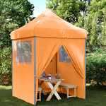 vidaXL Tente de fête Orange 200 x 200 x 306 cm Tissu Oxford
