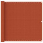 vidaXL Écran de balcon Orange 90x600 cm PEHD
