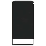 vidaXL Buffet noir 101 5x35x70 cm bois d’ingénierie