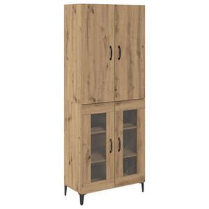 vidaXL Haut Armoire Montage mural Chêne artisanal 69 5 x 34 x 180 cm