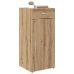 vidaXL Buffet Chêne artisanal 42 5 x 40 x 93 cm Bois d'ingénierie