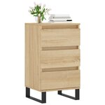 vidaXL Buffet chêne sonoma 40x35x70 cm bois d'ingénierie