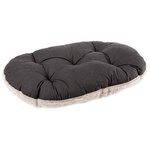 Coussin relax 78/8 - 78 x 50 cm - Tissu et fourrure