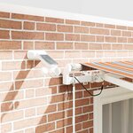 vidaXL Auvent Rétractable Multicolore 350 x 250 cm Polyester et métal