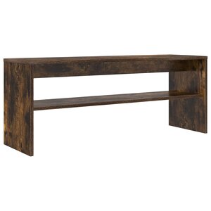 vidaXL Meuble TV Chêne fumé 100 x 30 x 40 cm Bois d'ingénierie