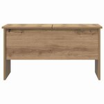 vidaXL Table basse chêne artisanal 80 x 50 5 x 42 5 cm
