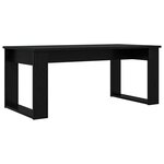 vidaXL Ensemble de tables basses 2 Pièces Chêne noir Bois d'ingénierie