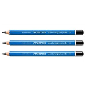 Crayon graphite Mars Lumograph jumbo mine 5 3 mm 8B x 3 STAEDTLER