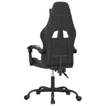 vidaXL Chaise de jeu Noir et camouflage Similicuir