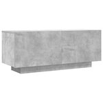 vidaXL Meuble TV Gris béton 100x35x40 cm Bois d'ingénierie