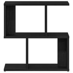 Table de chevet vidaXL en chêne noir 50x30x51 5 cm en bois d'ingénierie