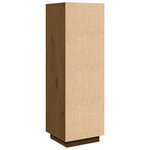 vidaXL Buffet haut Marron miel 38x35x117 cm Bois massif de pin