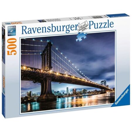 Puzzle 500 p - new york  la ville qui ne dort jamais