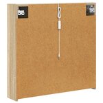 vidaXL Armoire Miroir de Salle de Bain Chêne Sonoma