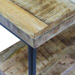 vidaXL Bureau en bois de manguier 110 x 50 x 76 cm