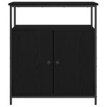 Armoire murale vidaXL Chêne noir 69 5x34x90 cm Bois reconstitué